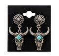Western Bull Earrings