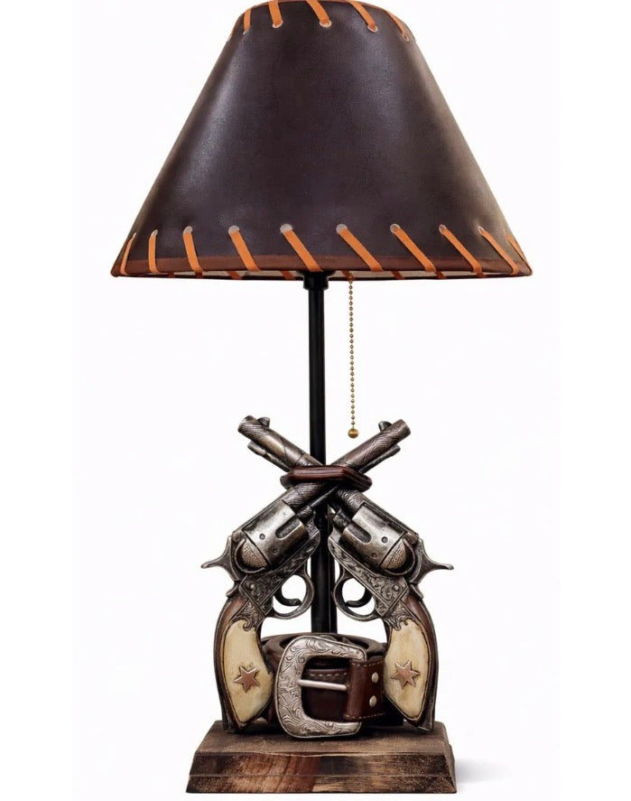Western Gun Lamp