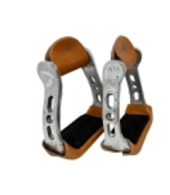 Engraved Cut Out Stirrups