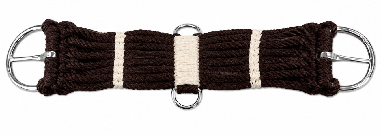 Brown/white mini horse cinch