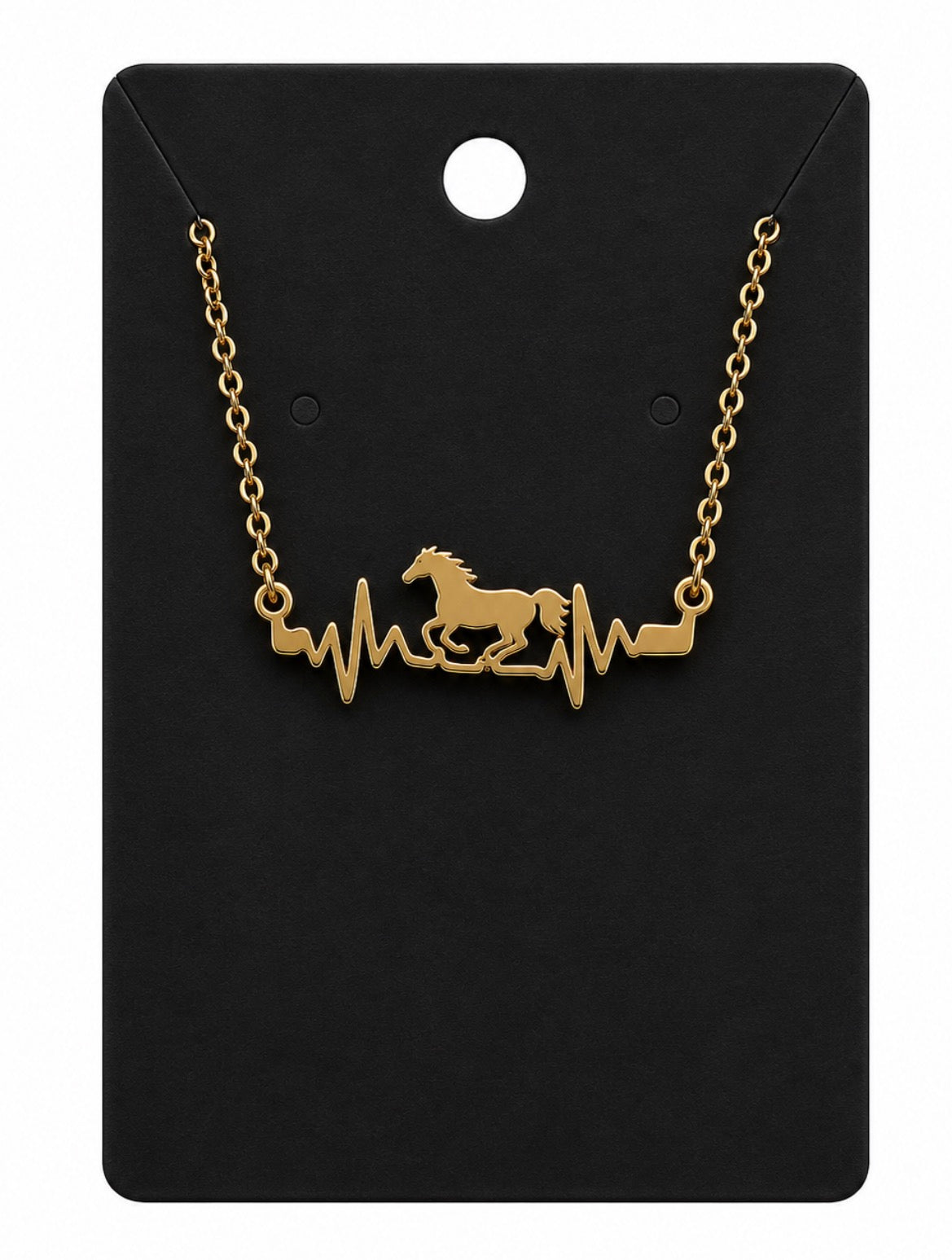 Horse Heartbeat Necklace