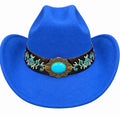 Blue Cowboy Hat