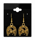 Gold Horseshoe Earrings
