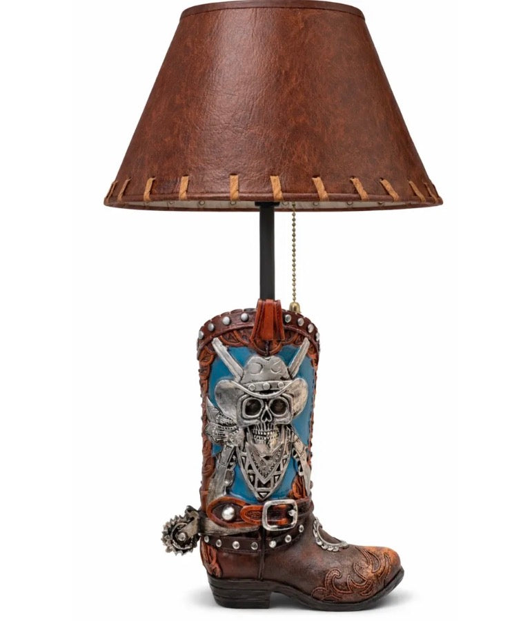 Pirate boot lamp
