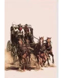 Horses Canvas Print Driving