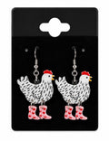 Boot Hen Earrings