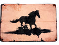 Pink horse living room rug XL