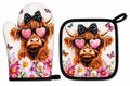Cow Sunglasses Potholders