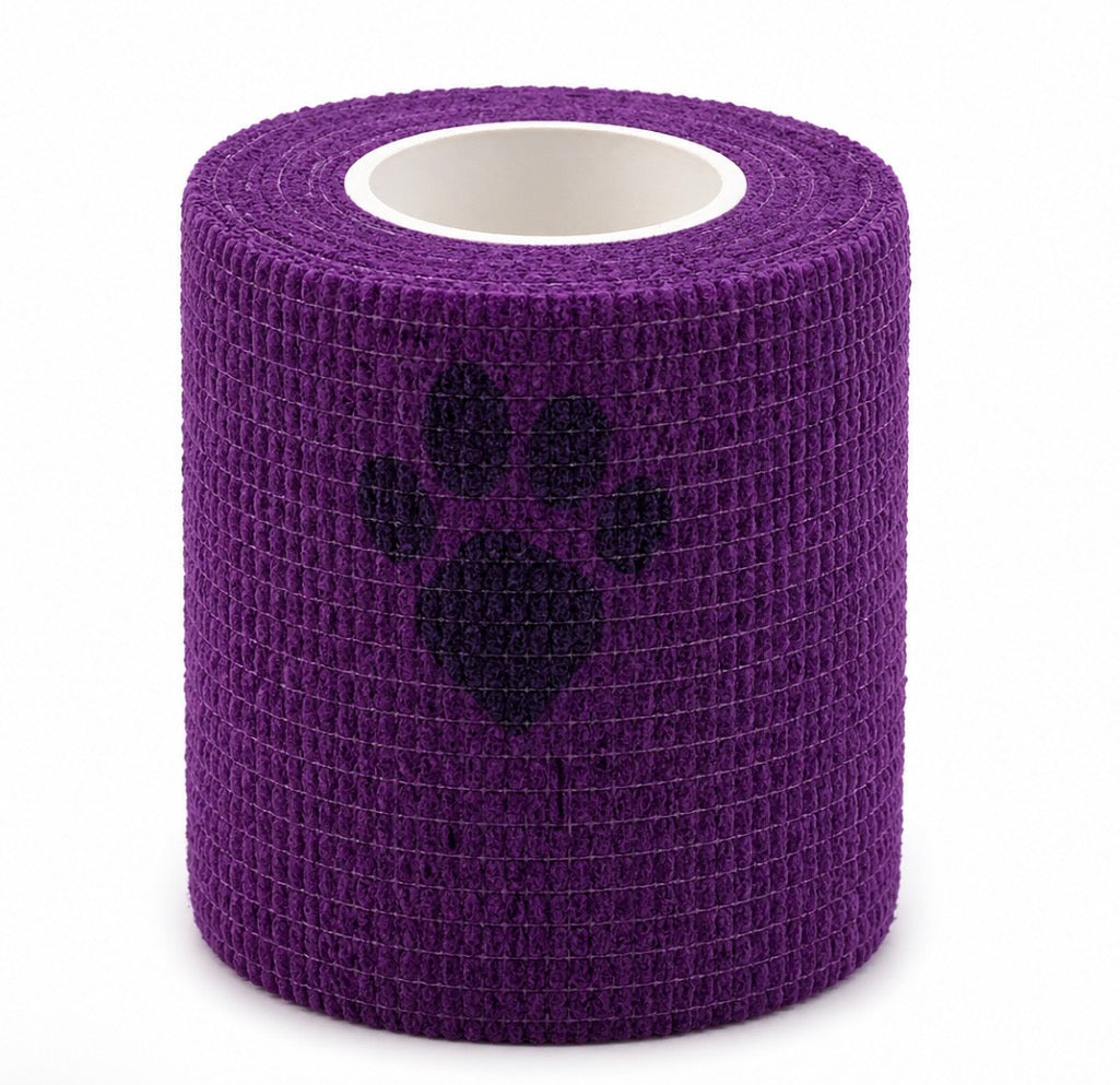 Purple Paw Vet Wrap