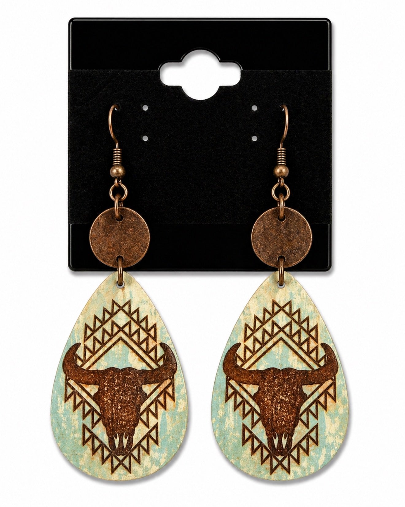 Western Brown Earrings