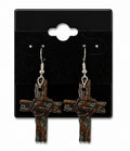 Western Cross Earrings