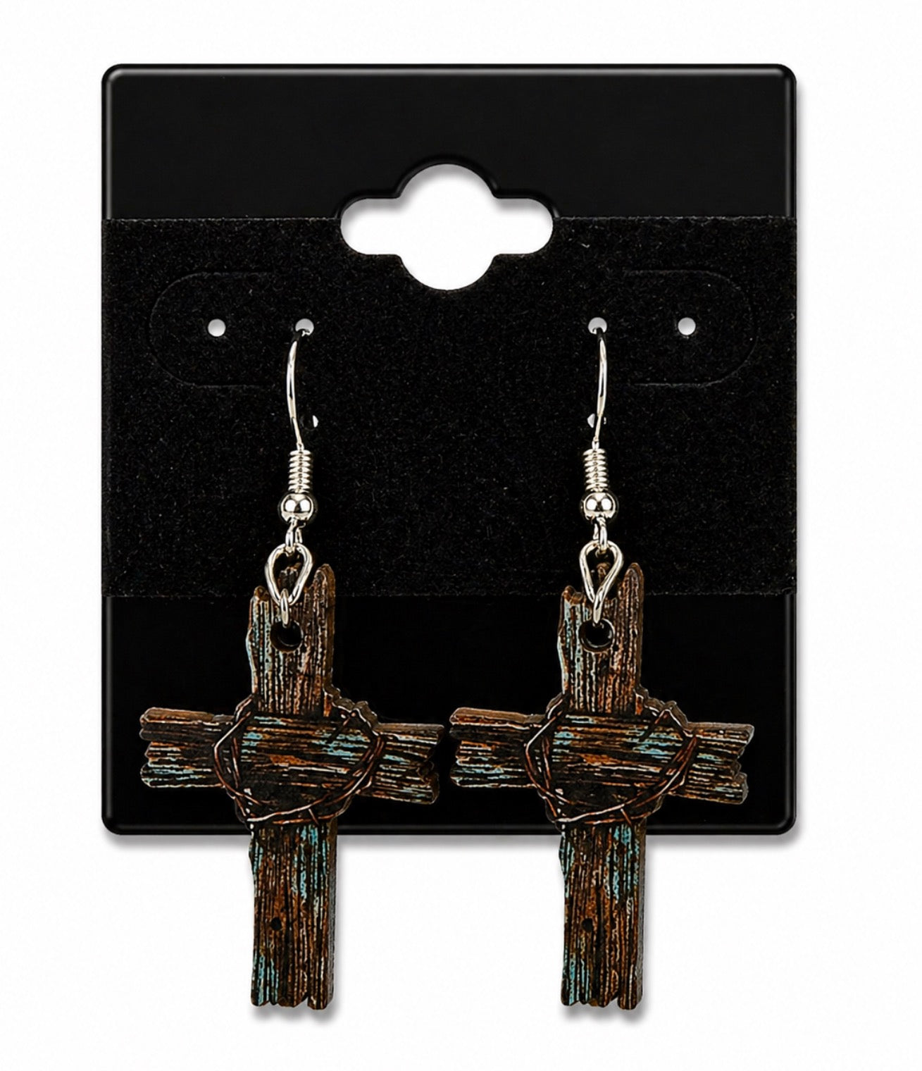 Western Cross Earrings