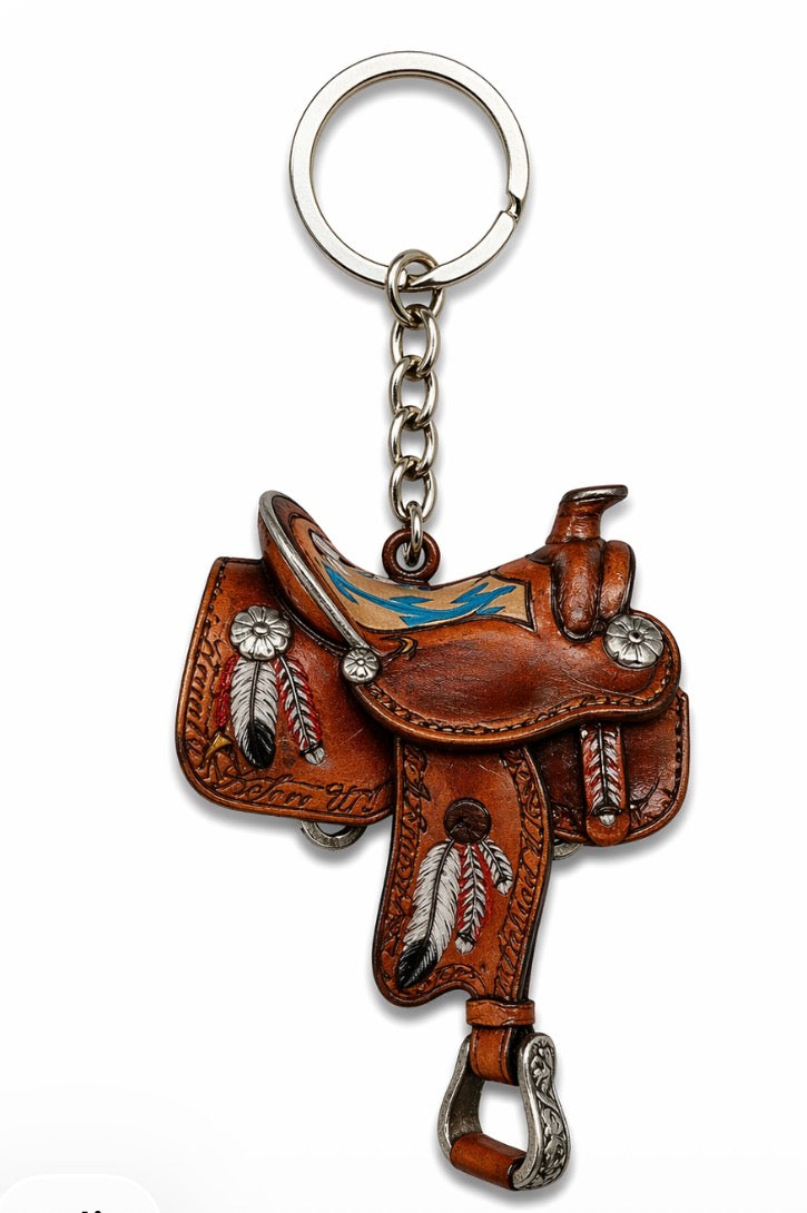 Saddle Keychain