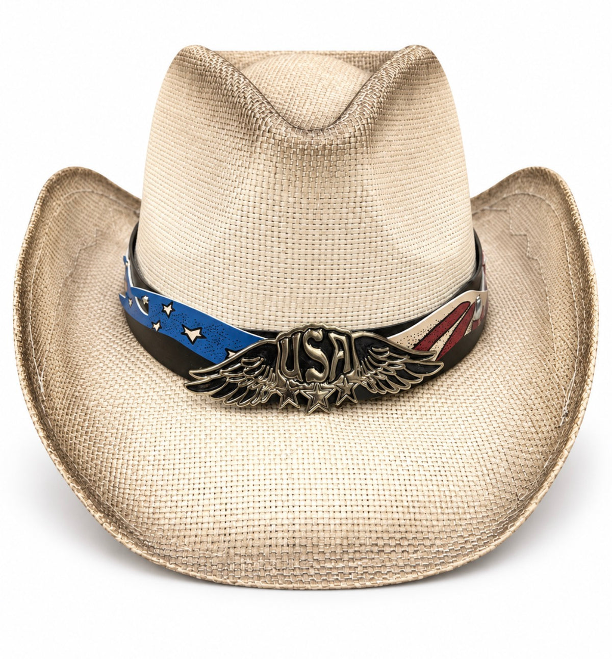 Silver USA Hat