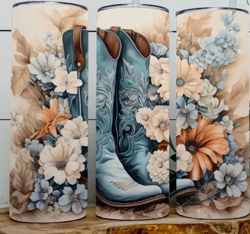 Cowboy Boot Tumbler