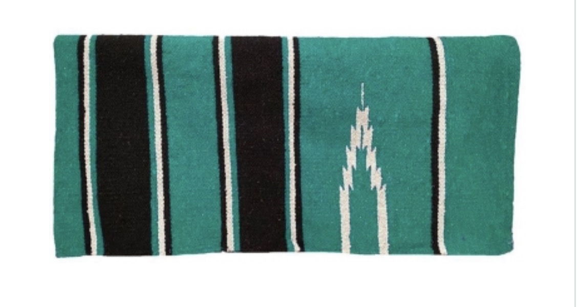Teal 30x60 Saddle Blanket