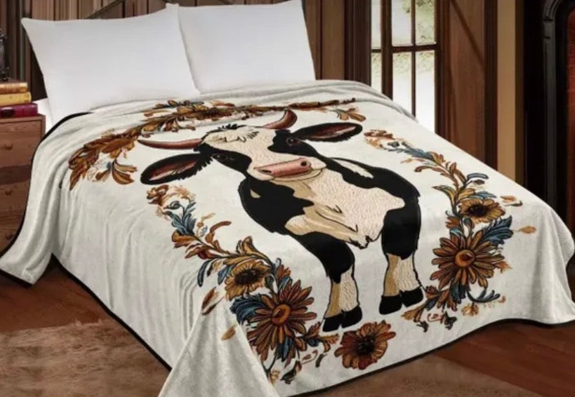 Queen Cow Throw