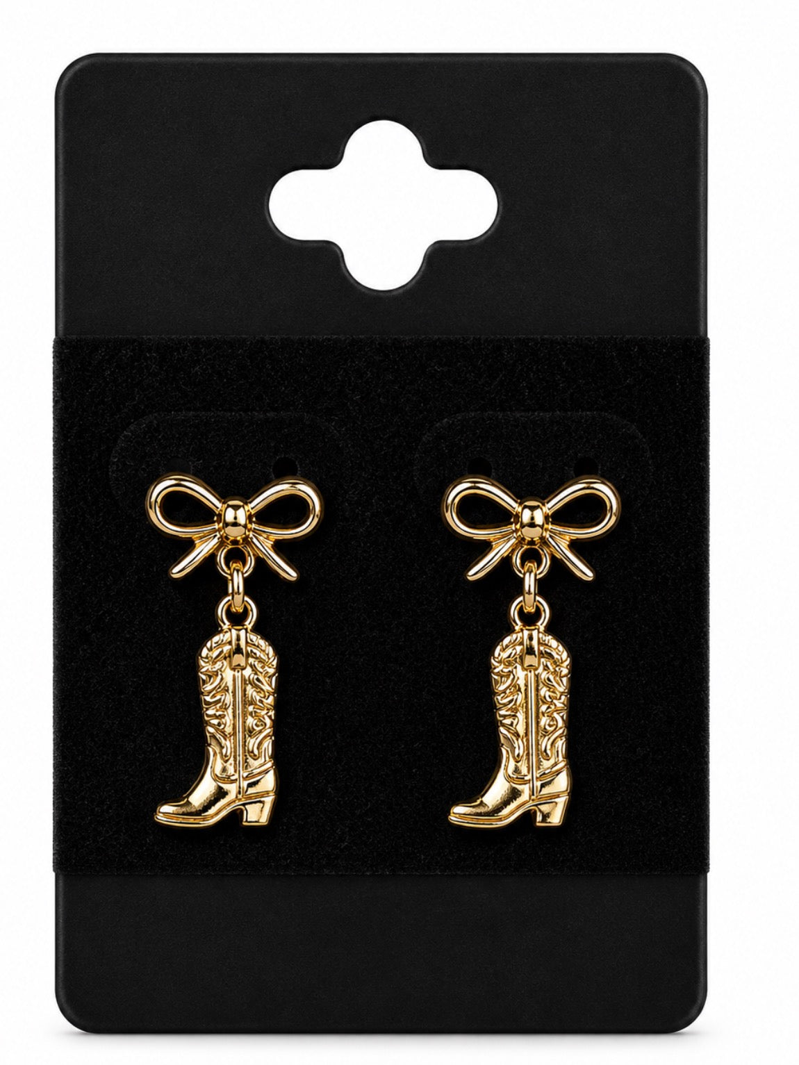 Boot Bow Earrings