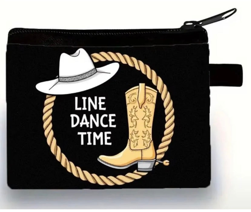 Line Dance Coin Purse
