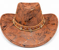 Brown Floral Sunhat