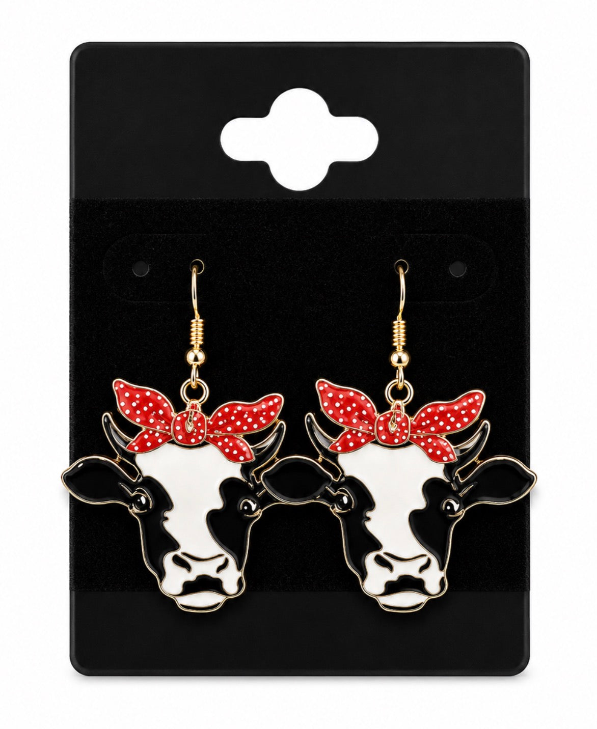 Cow Dangle Earrings