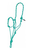Teal Knotted Rope Halter