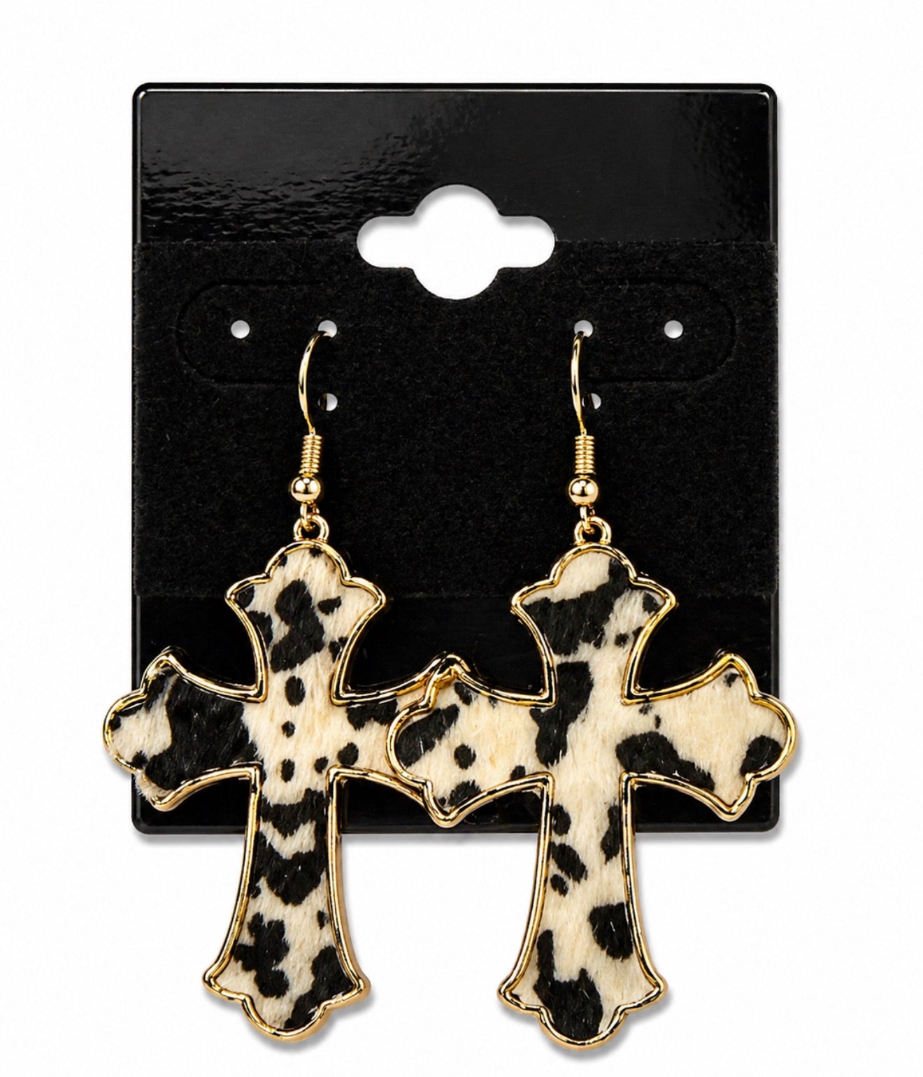 Cow Cross Earrings