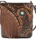 Brown Fringe Purse