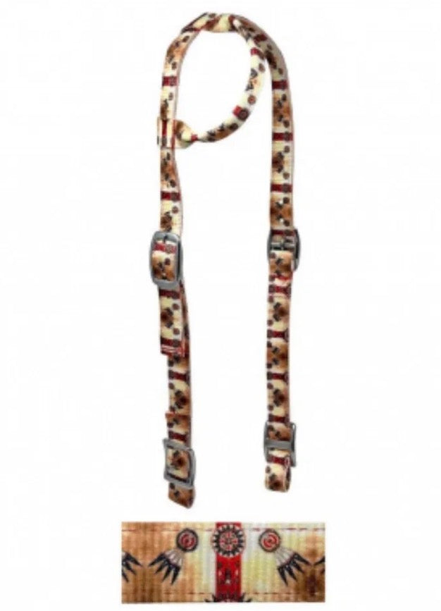 One Ear Native Headstall Nylon