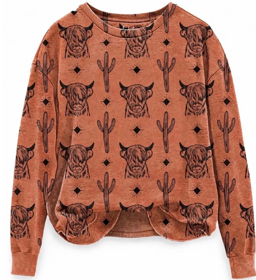 Women’s Sweatshirt Cattle