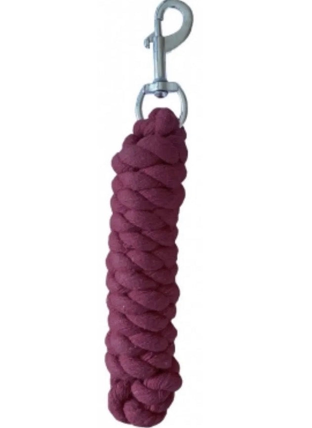 6 Foot Lead Line Burgundy