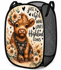Just A Girl Cow Net Hamper