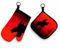 Red Sunset Potholders