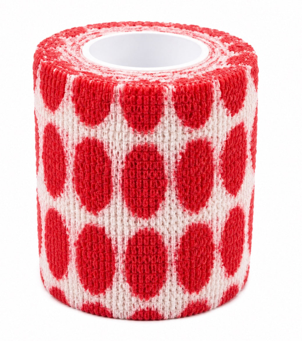 Red/White Vet Wrap