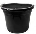 8 QT Black Flat Back Bucket