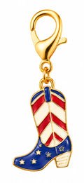 Flag Boot Clip Keychain