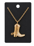 Boot Spur Necklace
