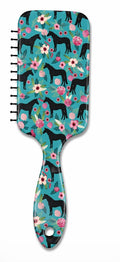 Blue Horse Hair Brush