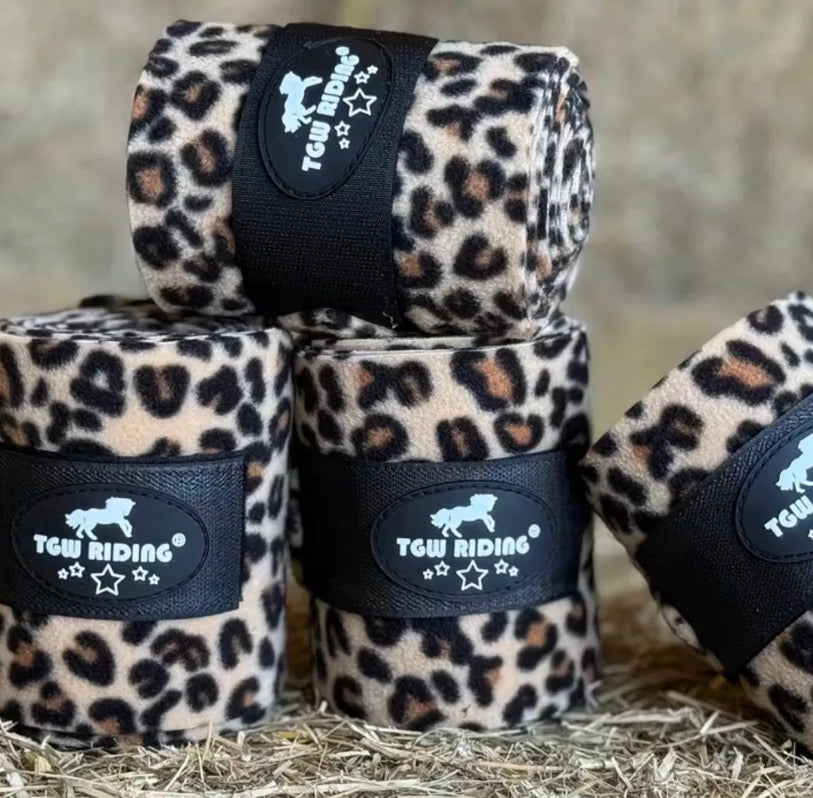 Leopard Polo Wraps Large