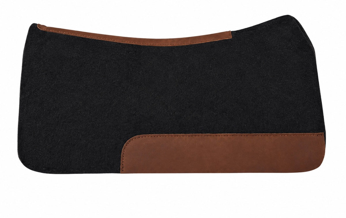 Black western saddle pad