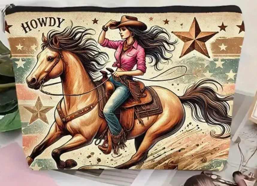 Howdy Makeup Bag