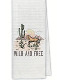 Wild And Free Kitchen Towel