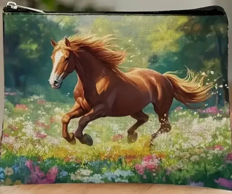 Horse Makeup Bag