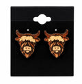 Cow Stud Earrings