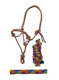 Rainbow Braided Halter W Lead