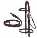 Pony Brown Snaffle Bridle w Reins