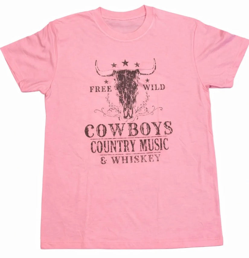 Pink Cowgirl Tee