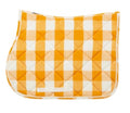 Yellow Plaid Saddle Pad