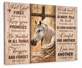 Religious Horse Canvas Print