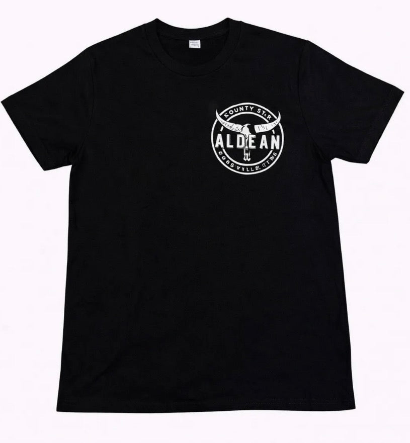 Aldean Black Tee